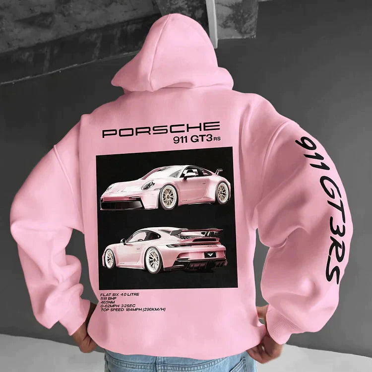 Sporty Racing Hoodie - Max-Pink-S-Nora Luxe