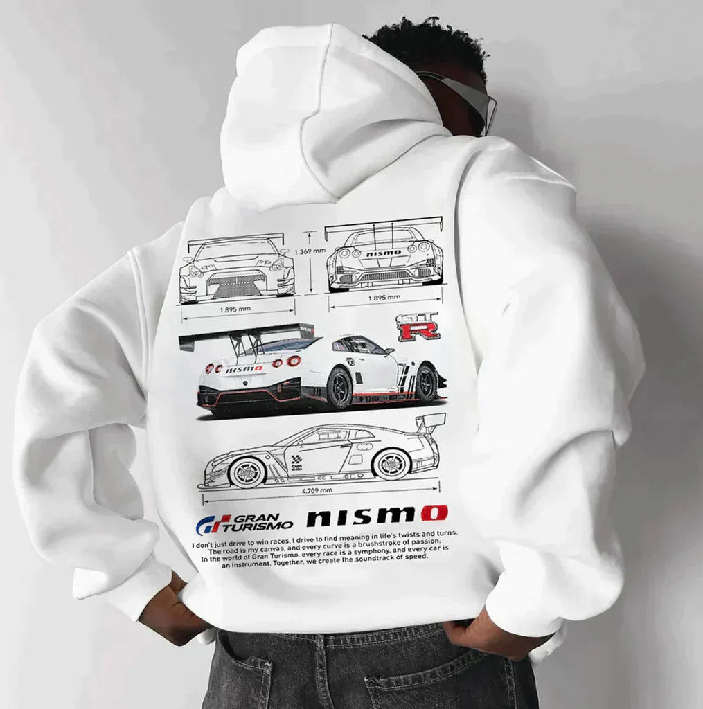 Sporty Racing Hoodie - Max-Wit C-S-Nora Luxe