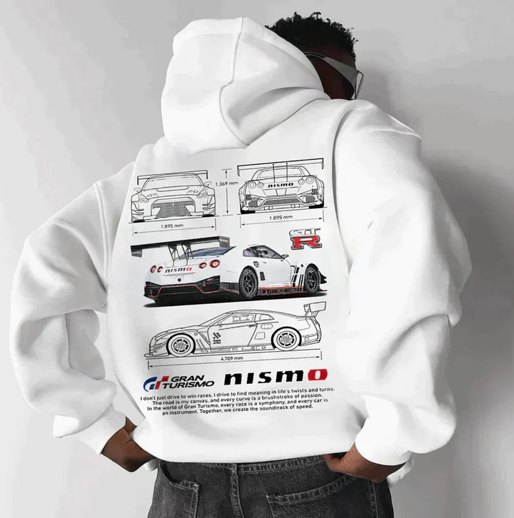 Sporty Racing Hoodie - Max-Wit C-S-Nora Luxe