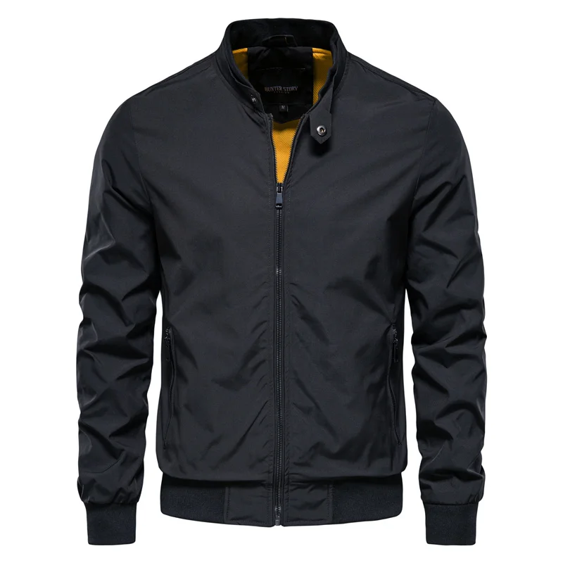 Sporty Summer Jacket for Men - Levi-Black-M-Nora Luxe