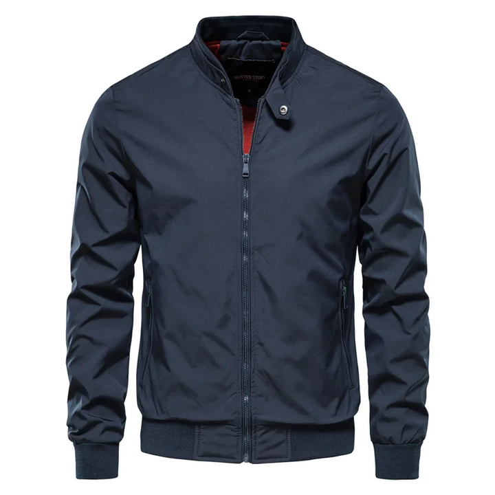 Sporty Summer Jacket for Men - Levi-Blue-M-Nora Luxe
