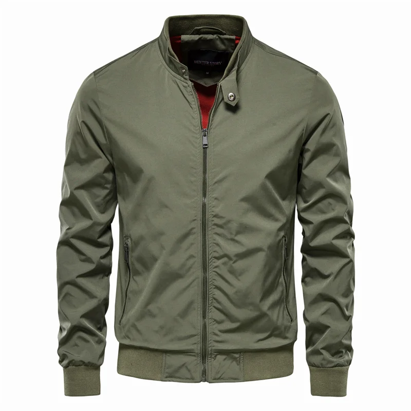 Sporty Summer Jacket for Men - Levi-Green-M-Nora Luxe
