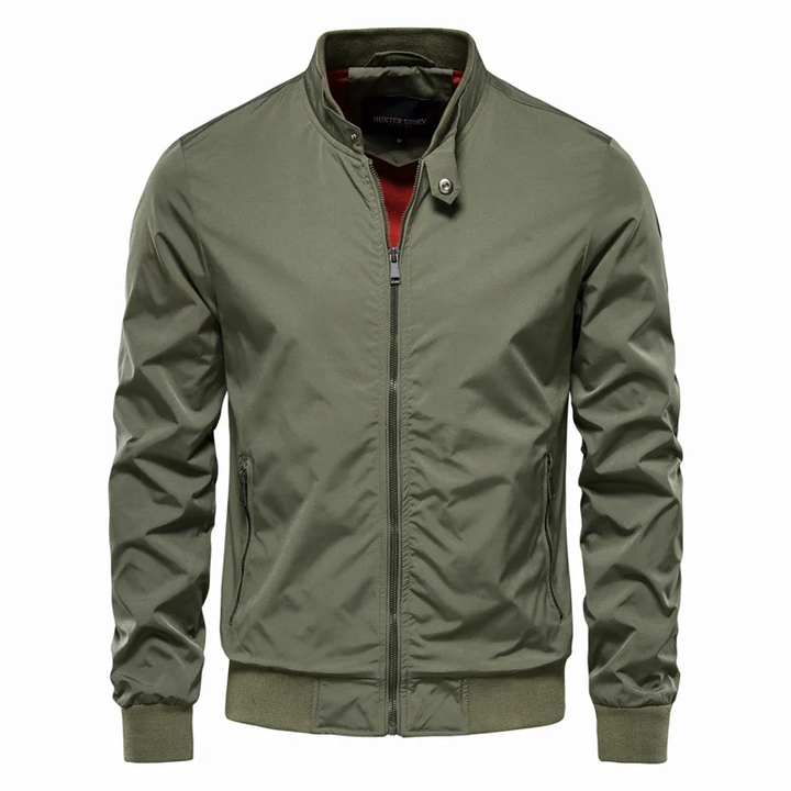 Sporty Summer Jacket for Men - Levi-Green-M-Nora Luxe