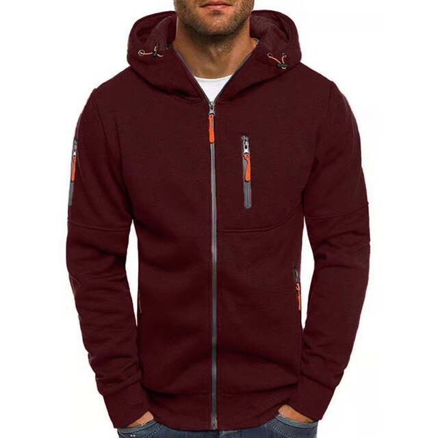 Sporty Tech Men's Vest - Titan-Bordeaux Red-S-Nora Luxe