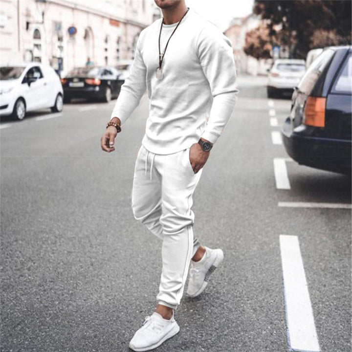Sporty Tracksuit for Men - Marco-White-S-Nora Luxe