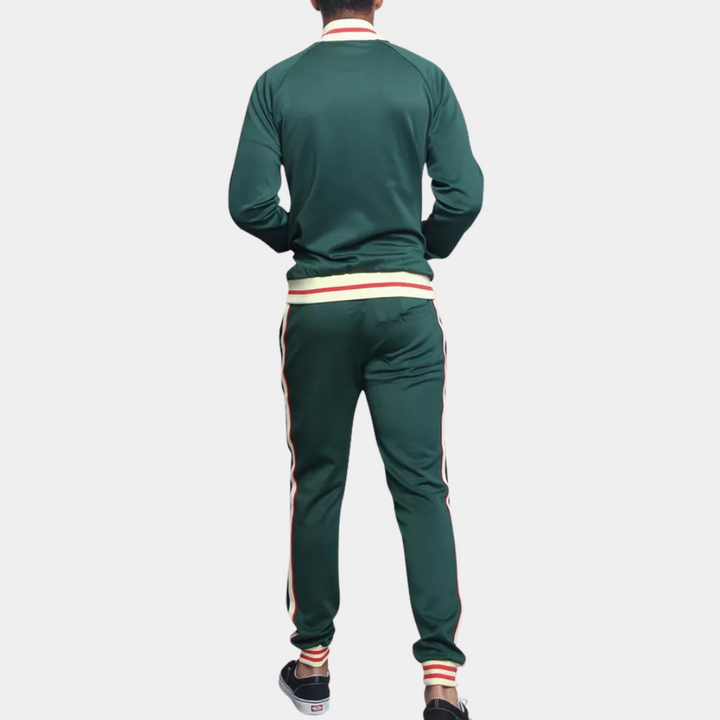 Sporty Tracksuit for Men - Santino-Green-S-Nora Luxe