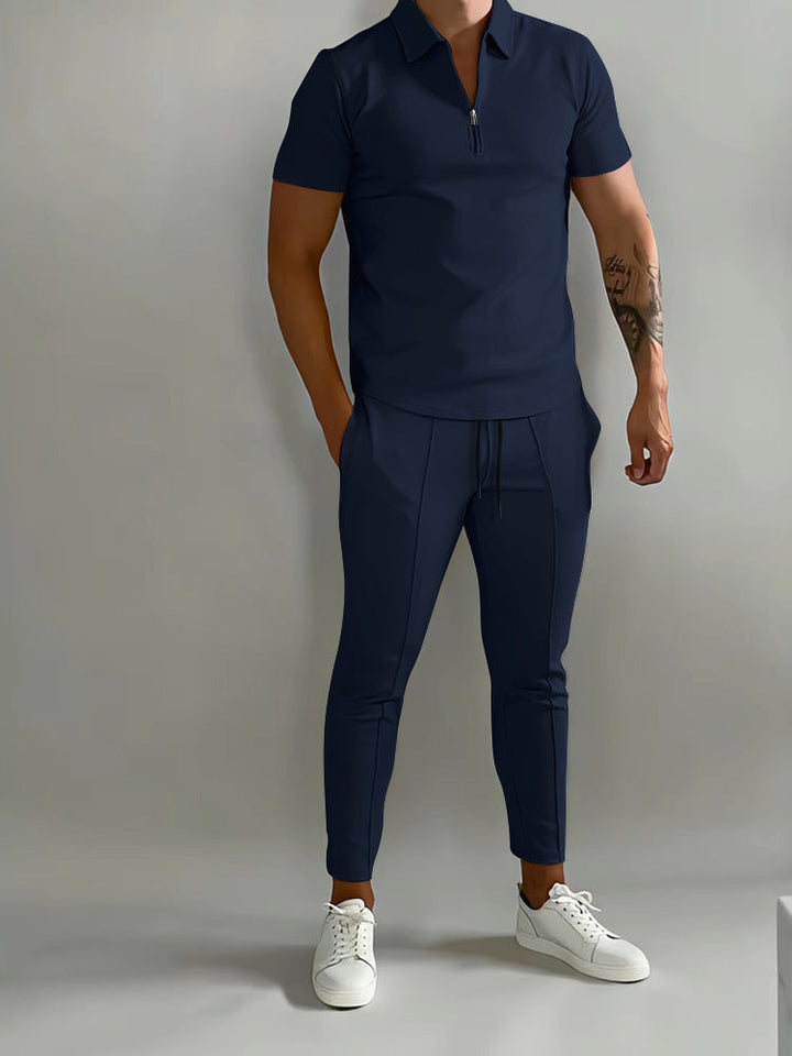 Sporty Training Set - ActiveElite-Dark blue-S-Nora Luxe