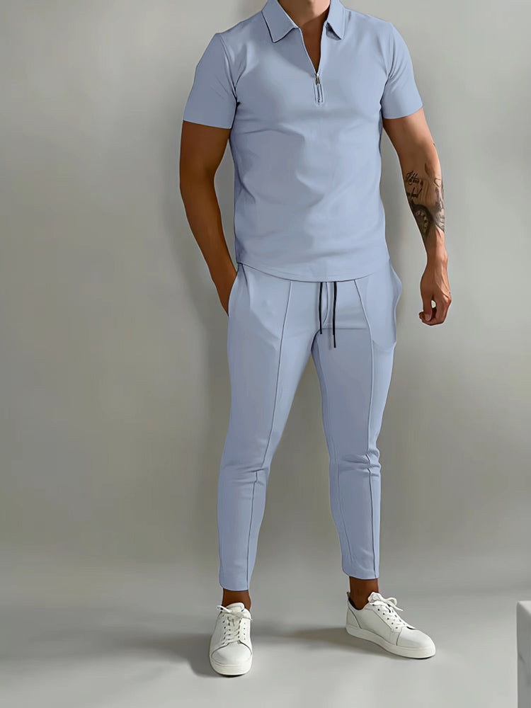 Sporty Training Set - ActiveElite-Light blue-S-Nora Luxe
