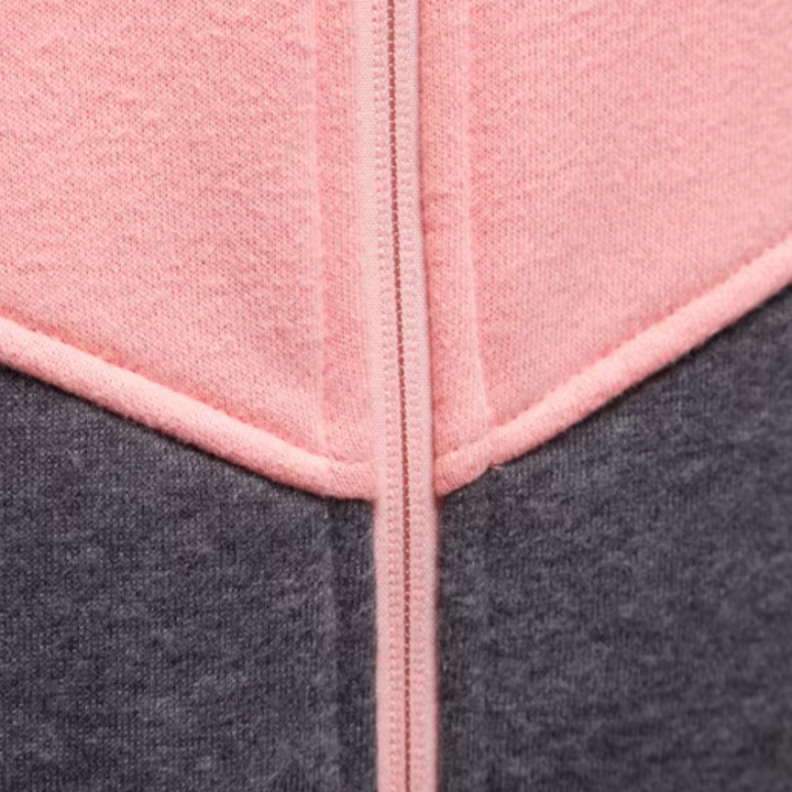 Sporty Women's Jacket with Zip - Nora-Blue-XS-Nora Luxe