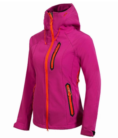 Sporty Women's Winter Jacket - Noélie-Pink-S-Nora Luxe