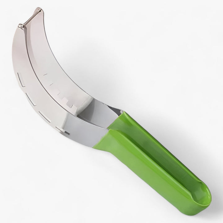 Stainless Steel Watermelon Cutter - MelonMaster-Green-Nora Luxe