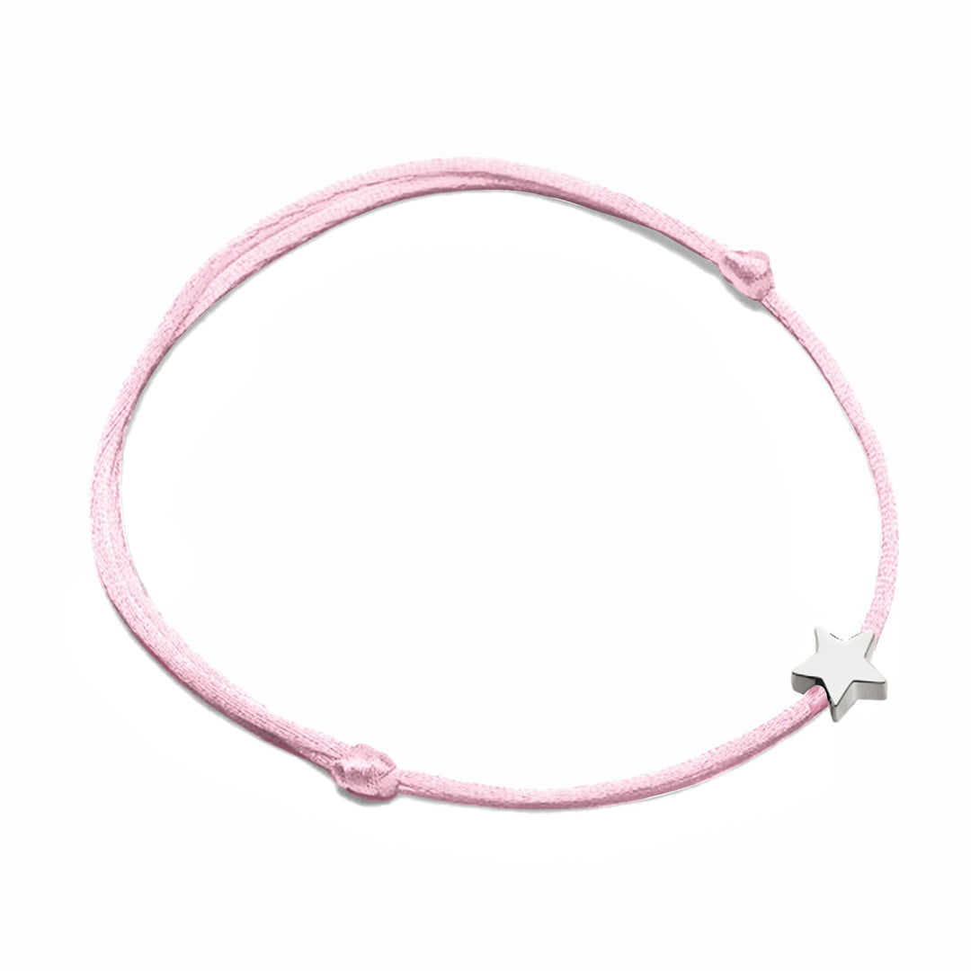 Star bracelet - Stella-Pink-Silver-Nora Luxe