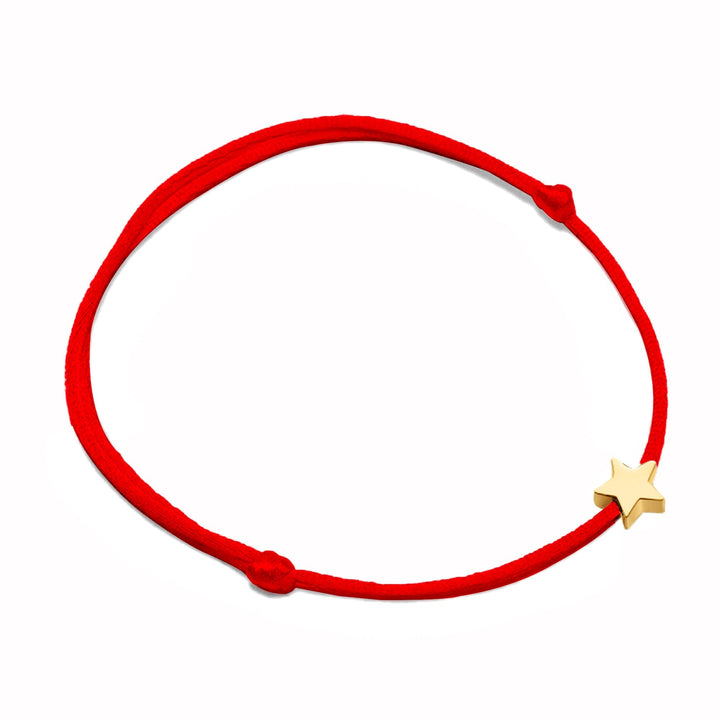 Star bracelet - Stella-Red-Gold-Nora Luxe