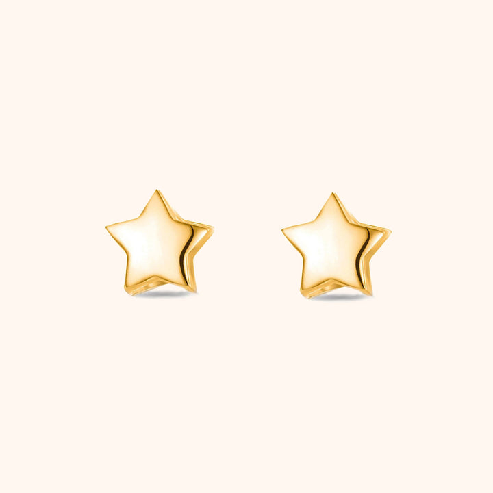 Star Earrings - Luna-Gold-Nora Luxe