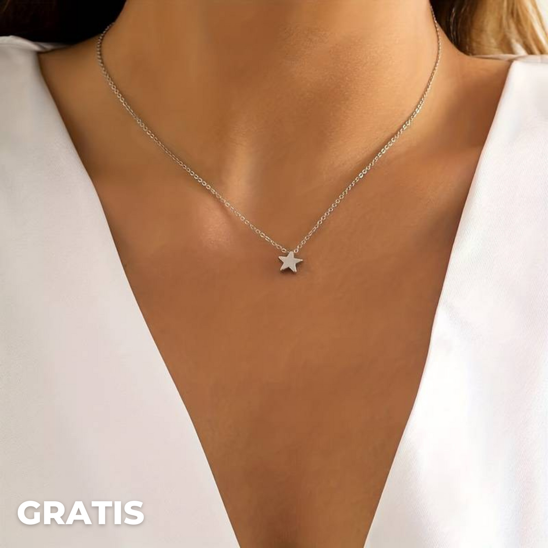 Star Necklace of Luck - Lyra-Silver-Nora Luxe