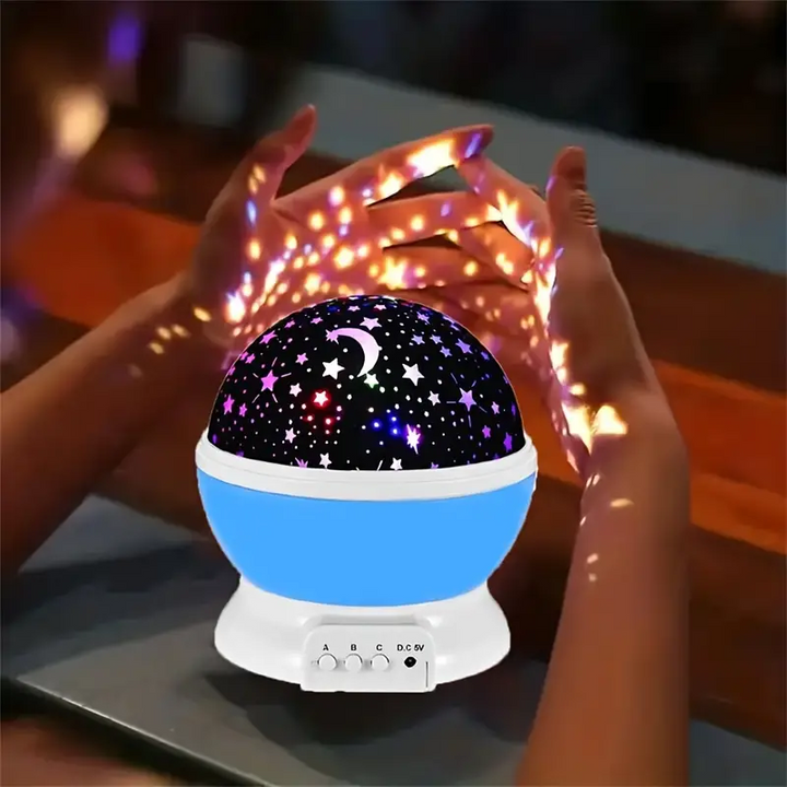 Star Projector Night Lamp - Luna-Blue-Nora Luxe