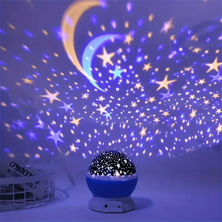 Star Projector Night Lamp - Luna-Blue-Nora Luxe