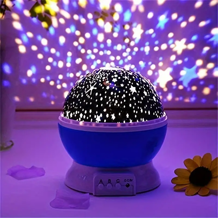 Star Projector Night Lamp - Luna-Blue-Nora Luxe