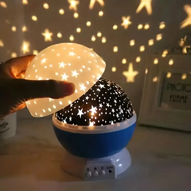 Star Projector Night Lamp - Luna-Blue-Nora Luxe