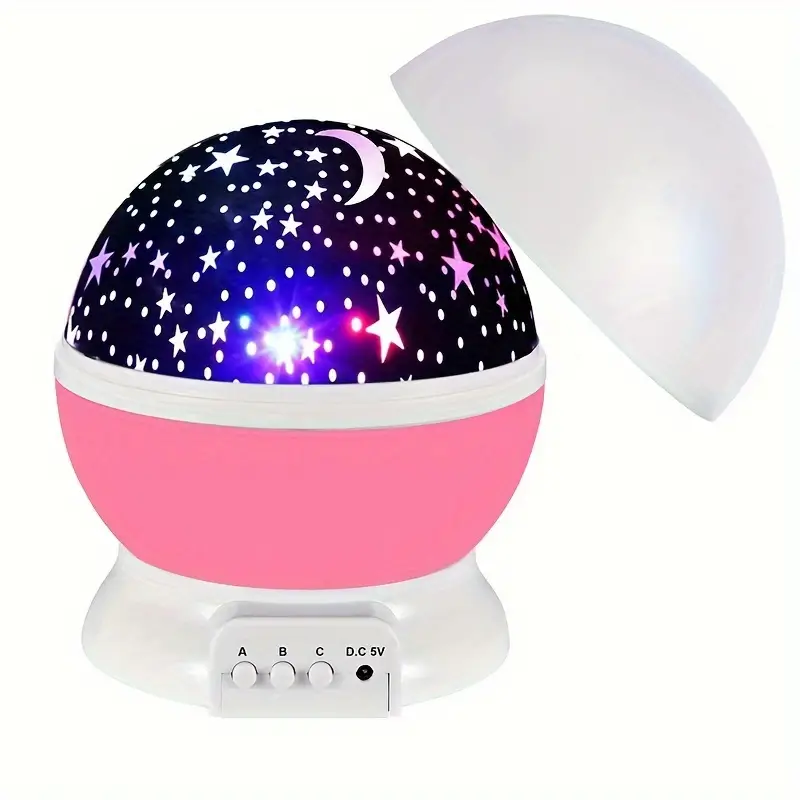 Star Projector Night Lamp - Luna-Pink-Nora Luxe