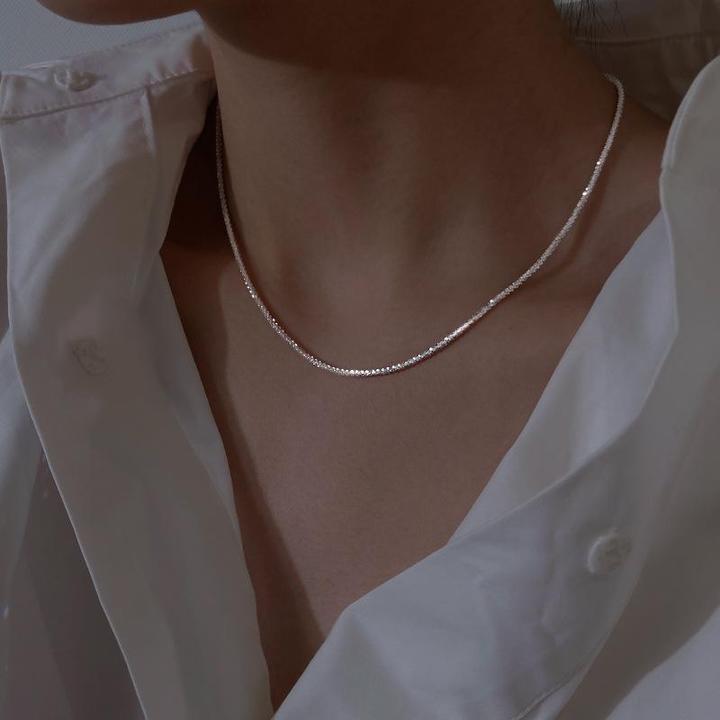 Starlight Necklace Silver Set | Elegant Jewellery-Nora Luxe