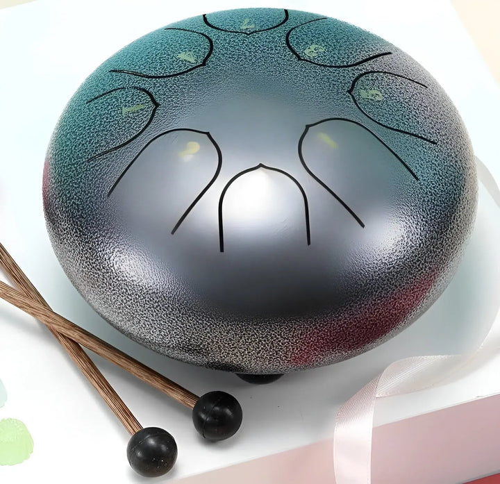 Steel Tongue Drum - SerenityRain-Gray-Nora Luxe