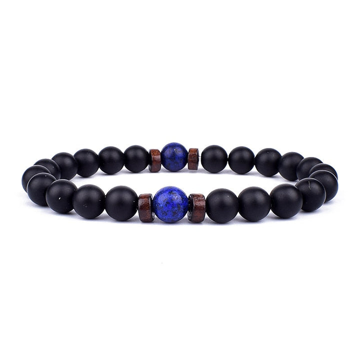 Stone Bracelet | Natural Gemstone Jewellery | Women's Fashion Accessory-Double Ocean-S-17cm-Nora Luxe