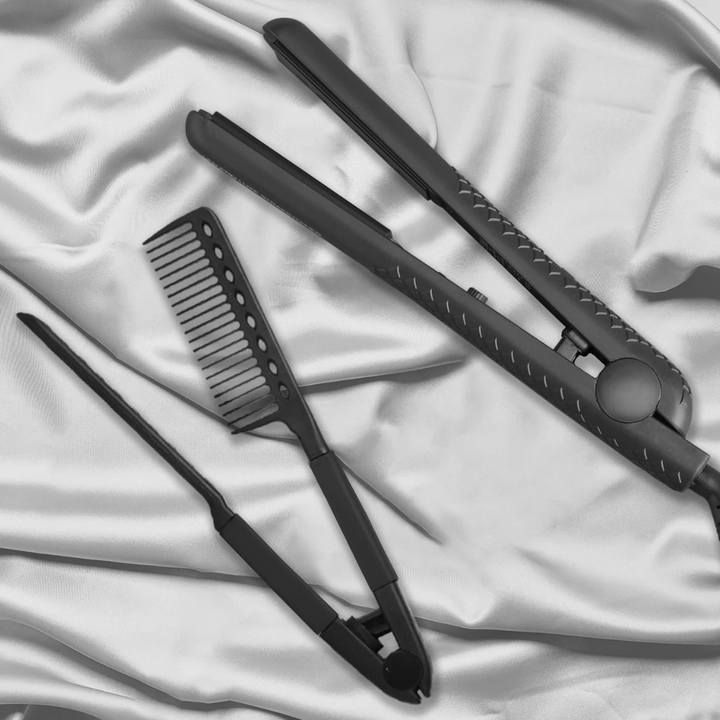Straightening Comb – Blow Dry Comb for Effortless Hair Styling-Black-Nora Luxe
