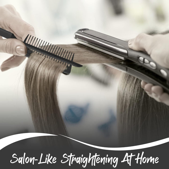 Straightening Comb – Blow Dry Comb for Effortless Hair Styling-Black-Nora Luxe