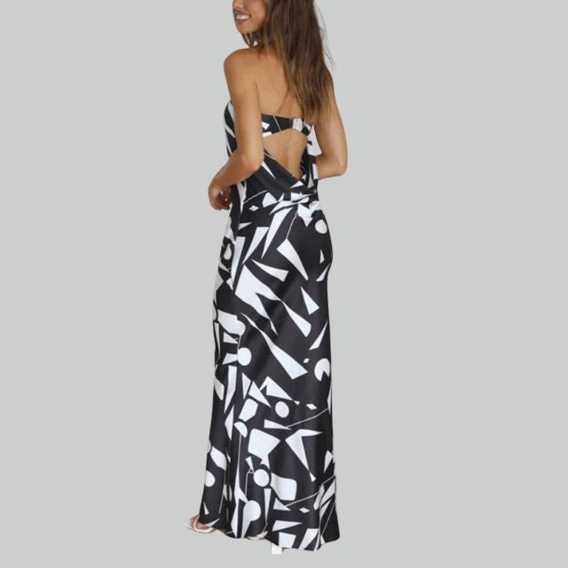 Strapless Maxi Dress with Airy Fit – Jade-Black-XS-State of Style