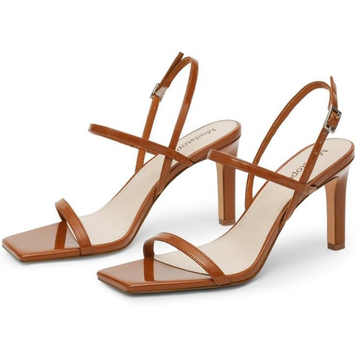 Strappy High Heel Sandals - Olivia-Gold-2.5-Nora Luxe