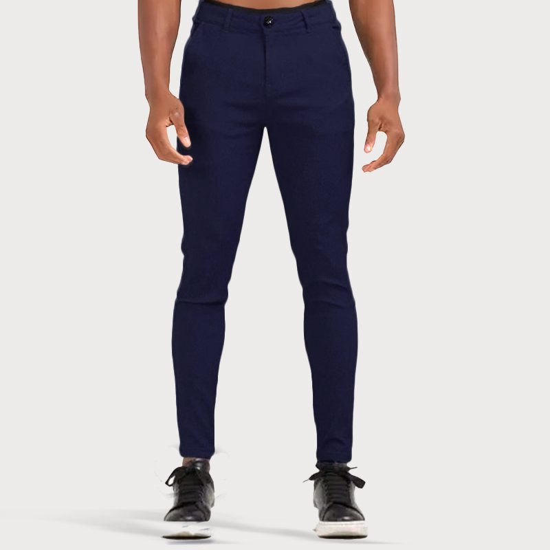 Stretch Men’s Trousers - Oliver-Cream-28-Nora Luxe