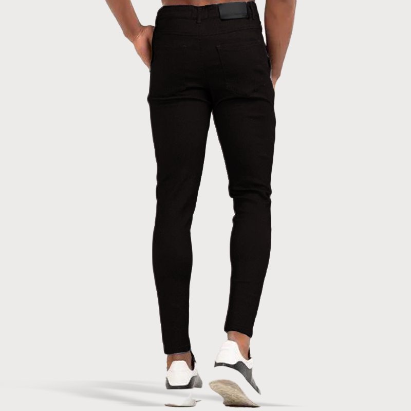 Stretch Men’s Trousers - Oliver-Cream-28-Nora Luxe