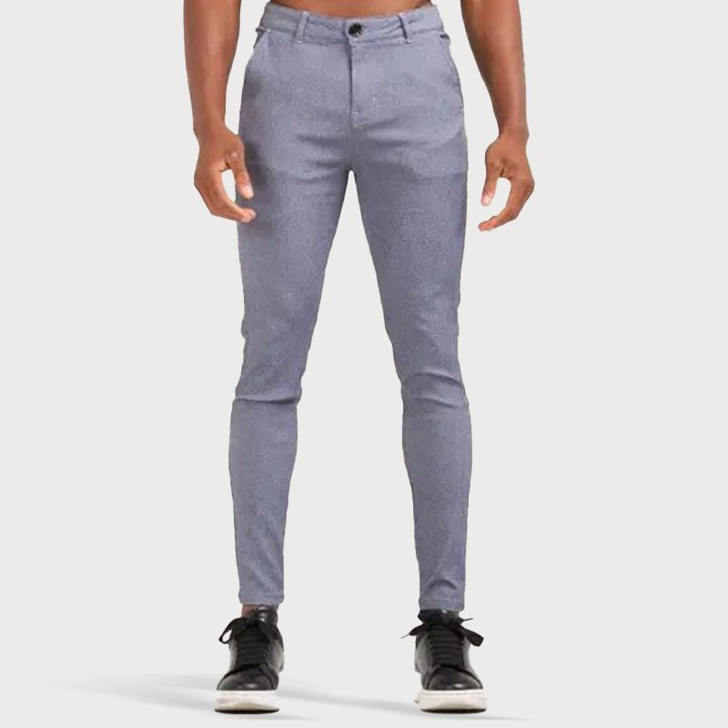 Stretch Men’s Trousers - Oliver-Cream-28-Nora Luxe