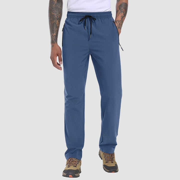 Stretch & Quick-Drying Men's Outdoor Trousers - FlexiTrek-Blue Gray-S-Nora Luxe