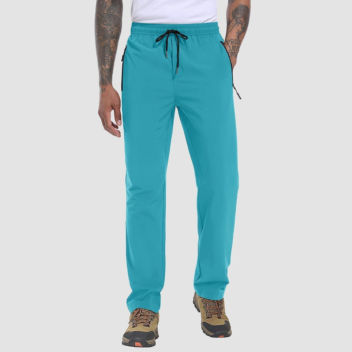 Stretch & Quick-Drying Men's Outdoor Trousers - FlexiTrek-More Blue-S-Nora Luxe