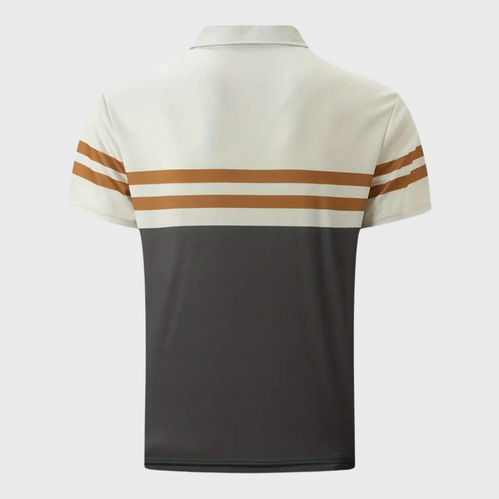 Striped Men's Polo Shirt – Mauro-S-State of Style