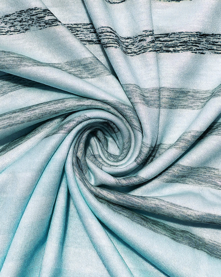 Striped women's T-shirt with round neckline & gradient – Melia-Light pink-S-Nora Luxe