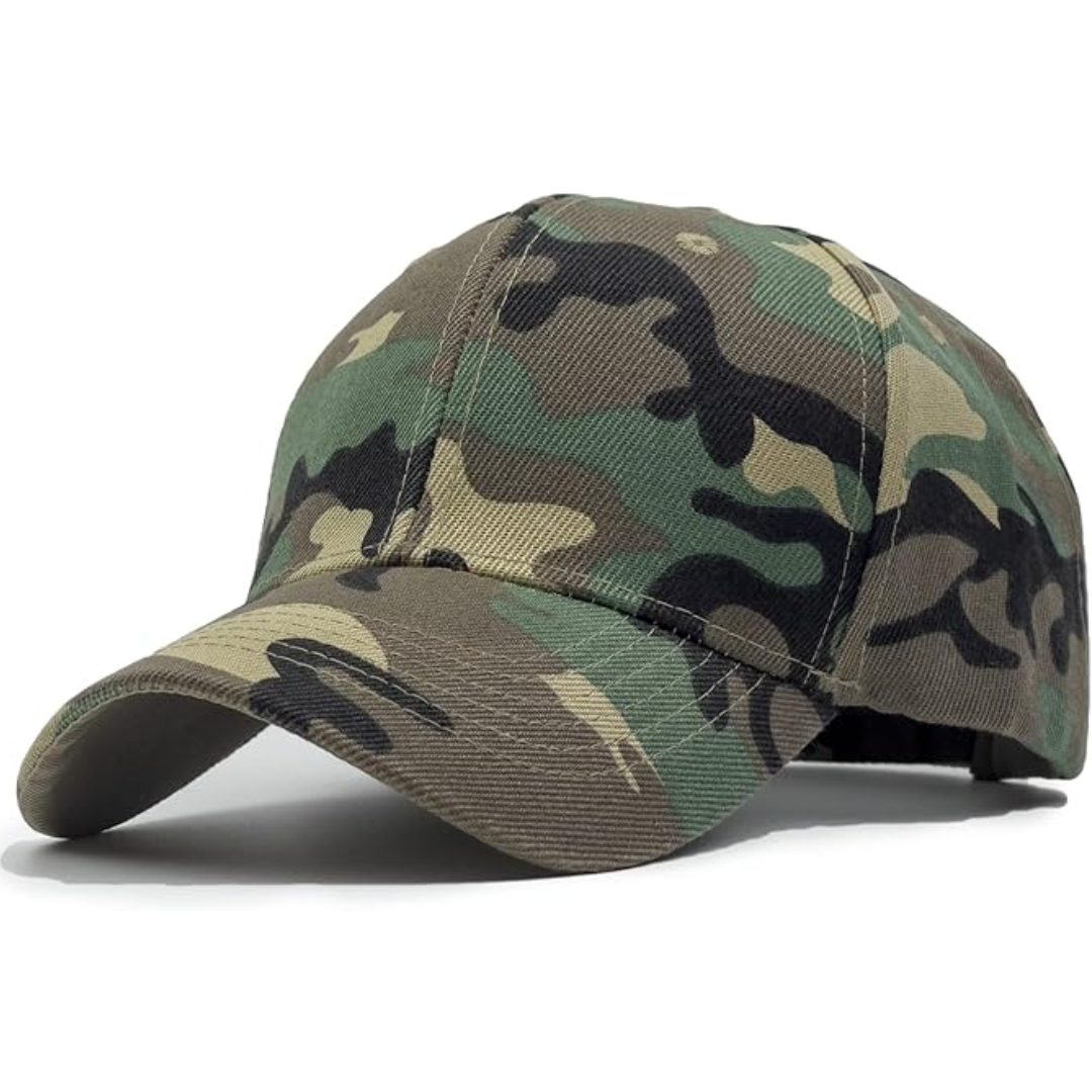 Structured Adjustable Baseball Cap - Alex-Camo-boots-Nora Luxe