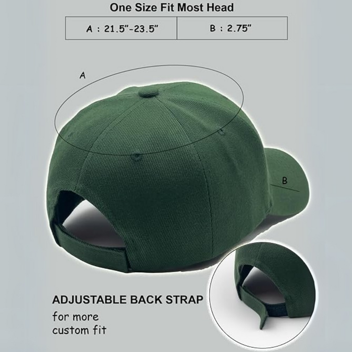 Structured Adjustable Baseball Cap - Alex-Camo-boots-Nora Luxe