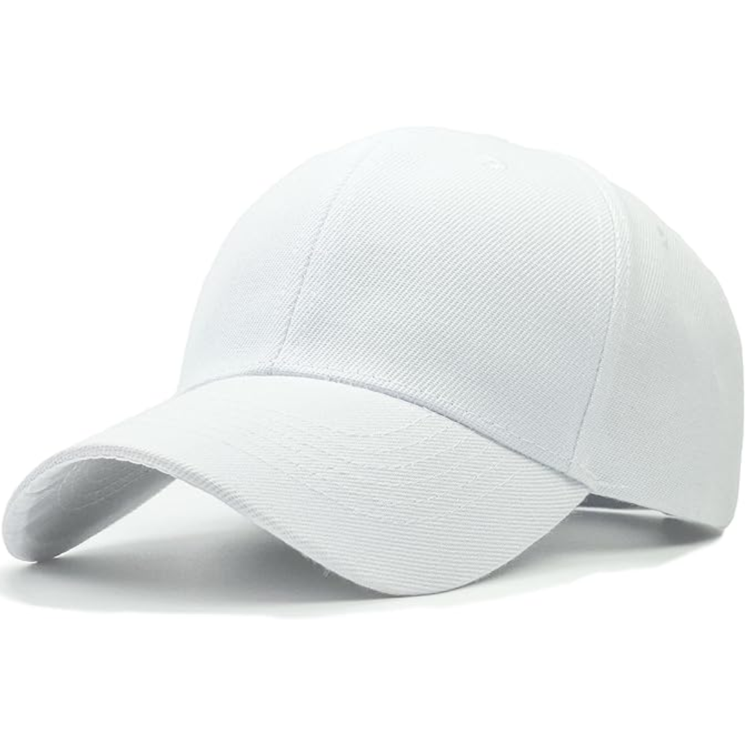 Structured Adjustable Baseball Cap - Alex-White-Nora Luxe
