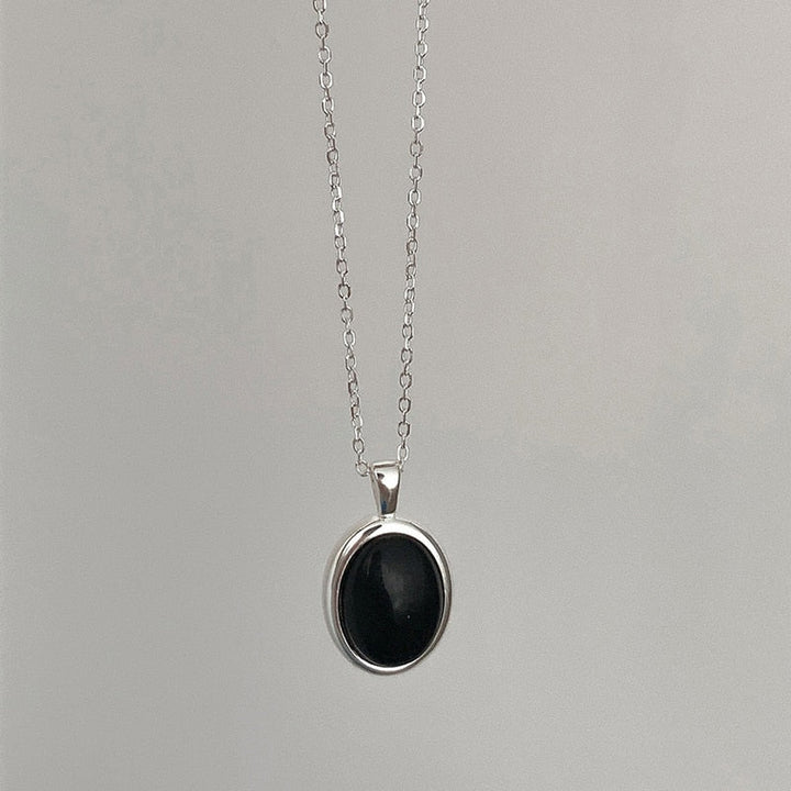 Stunning Black Opal Necklace-Nora Luxe