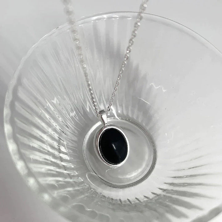 Stunning Black Opal Necklace-Nora Luxe