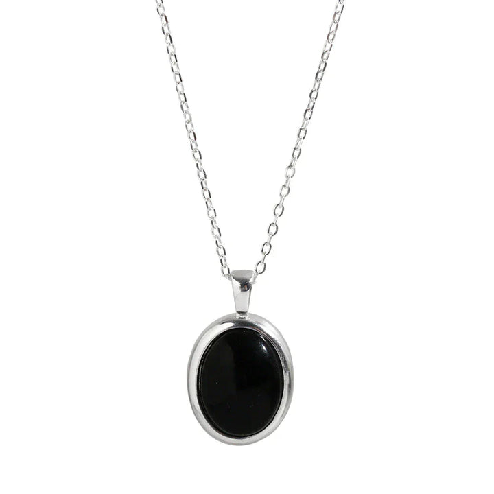 Stunning Black Opal Necklace-Nora Luxe