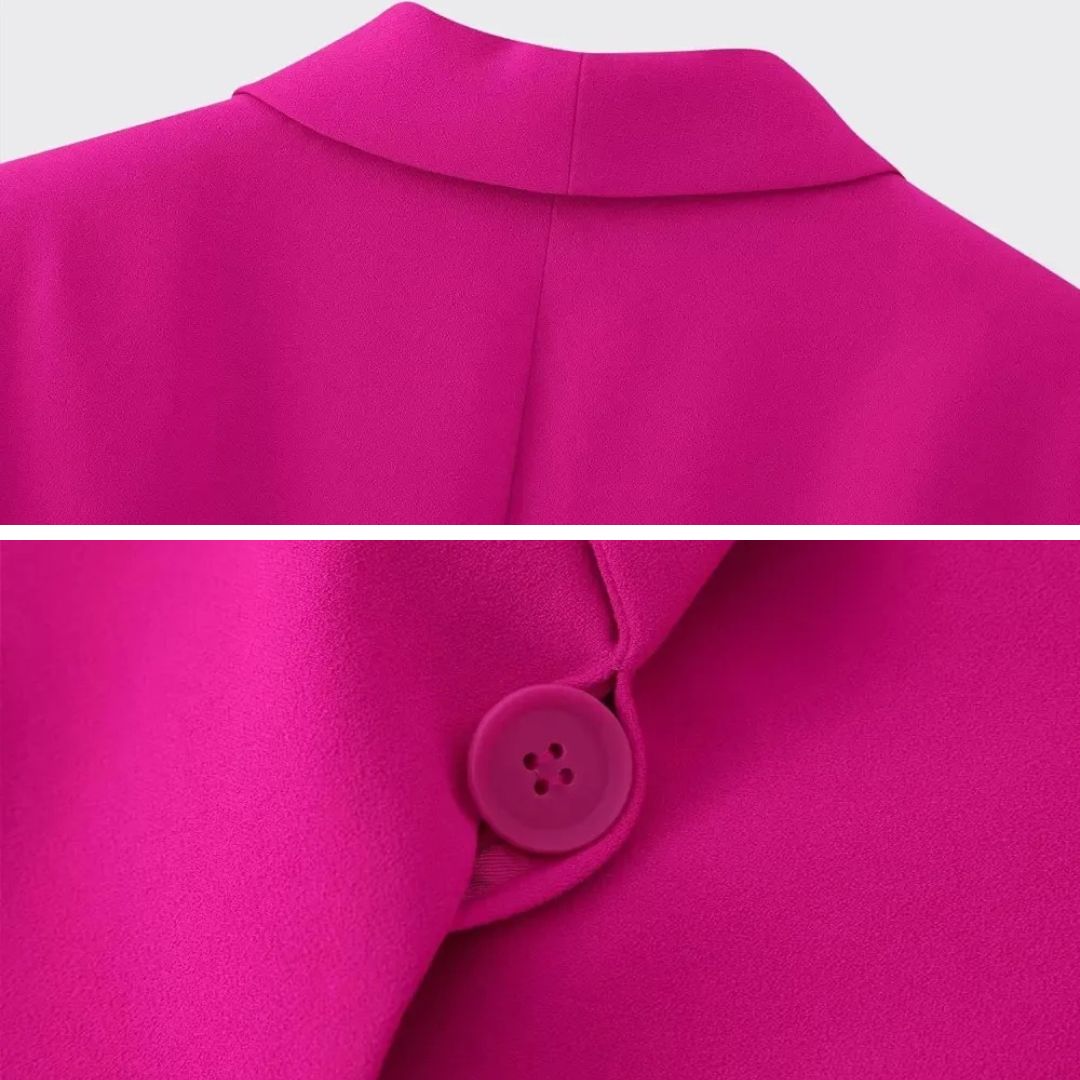 Stylish 2-Piece Women's Suit - Lena-Pink-XS-Nora Luxe