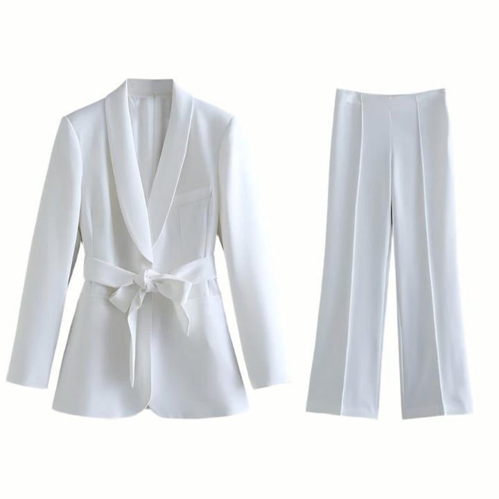 Stylish 2-Piece Women's Suit - Lena-Pink-XS-Nora Luxe