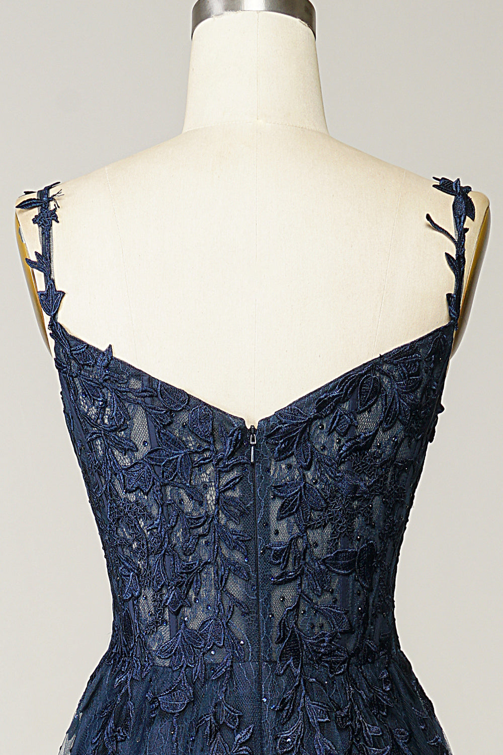 Stylish A-Line Ball Gown - Sophie-Dark blue-0-Nora Luxe