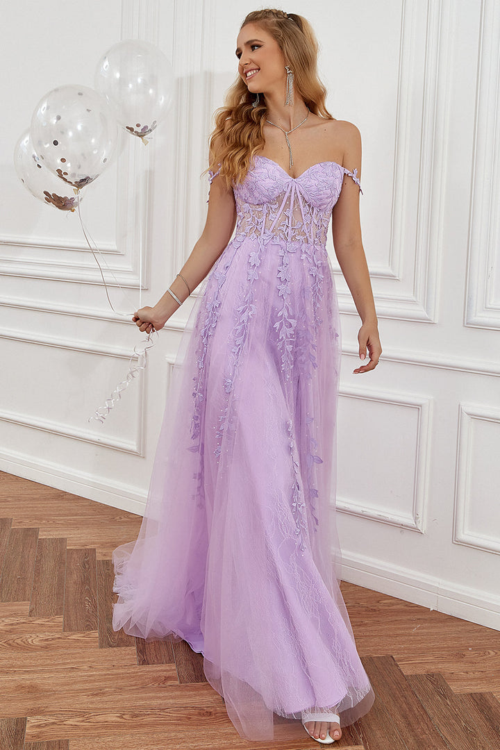 Stylish A-Line Ball Gown - Sophie-Dark blue-0-Nora Luxe
