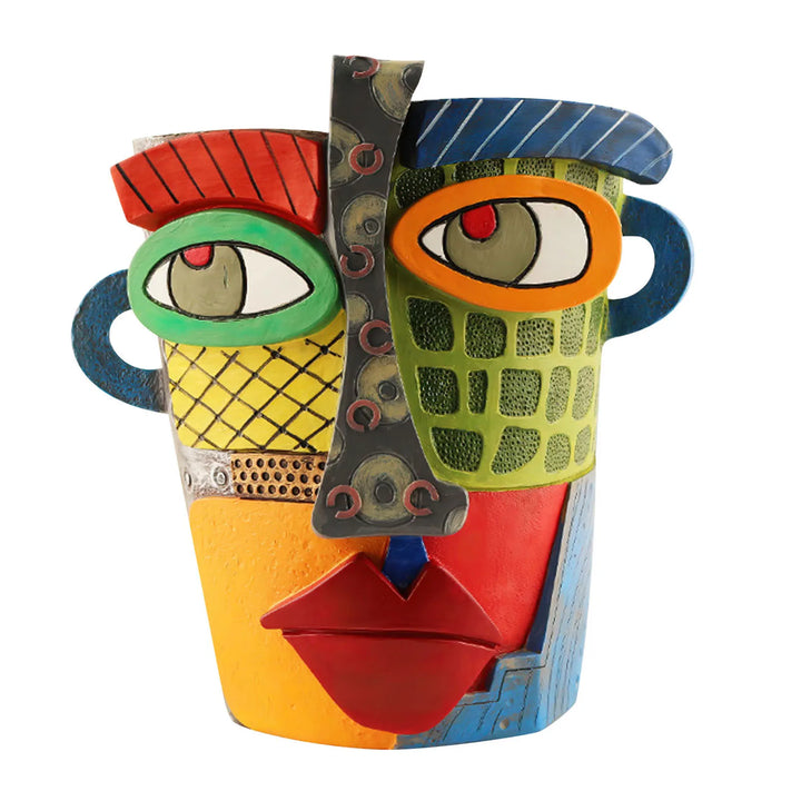 Stylish Abstract Art Plant Pot Ornaments - RetroVisage-Normal-Nora Luxe