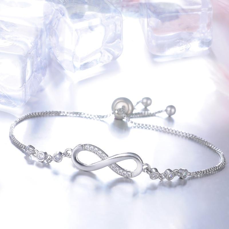 Stylish and Adjustable Infinity Bracelet - Nova-Gold-Nora Luxe